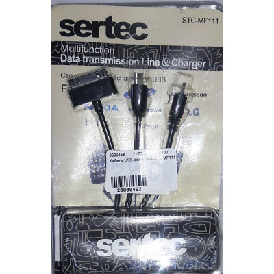 Кабель USB 4 в 1 Sertec STC-MF111 Black