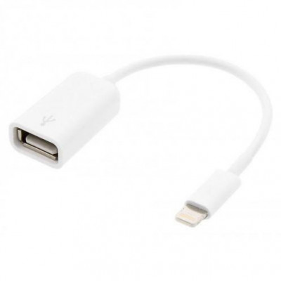 Адаптер OTG iPhone 5 White