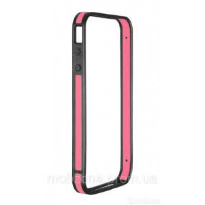 Бампер iPhone 4 Боковий Метал Pink