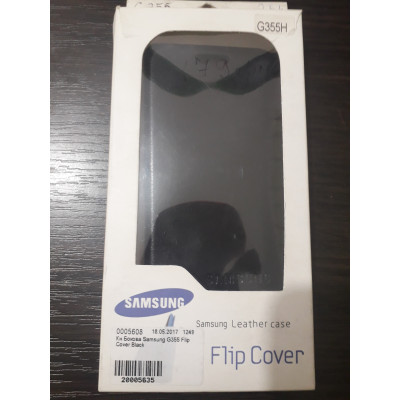 Кн Бокова Samsung G355 Flip Cover Black