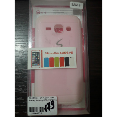 Бампер Samsung J100 J1 W*S Pink
