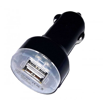АЗУ 2USB XD 2.1/1.0 A без упаковки Black