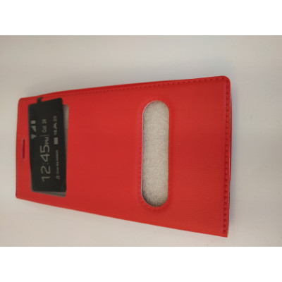 Кн Бокова Xiaomi Redmi Note 2 з віконцем (коробка) Red