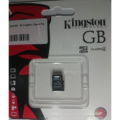 MicroSD 16Gb Kingston Class 4 б/а