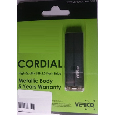USB накопичувач  Flash 64Gb Verico Cordial Black