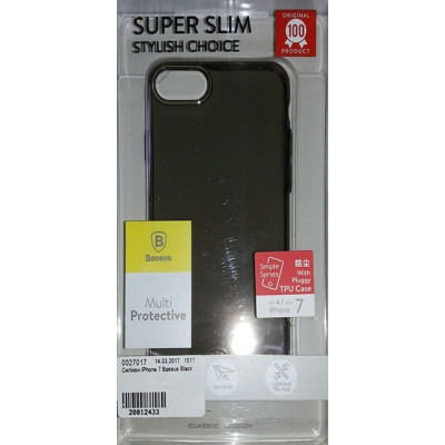 Бампер iPhone 7 Baseus Black