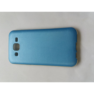 Силікон Samsung J500 J5 Кожа Blue