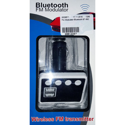 Fm Modulator Bluetooth BT-862