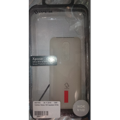 Силікон Nokia 108 Capdase White