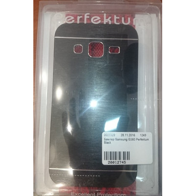 Бампер Samsung G360 Perfektum Black