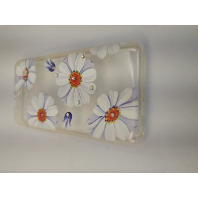 Силікон Стрази Xiaomi Redmi 2 Classy Ромашка Daisy