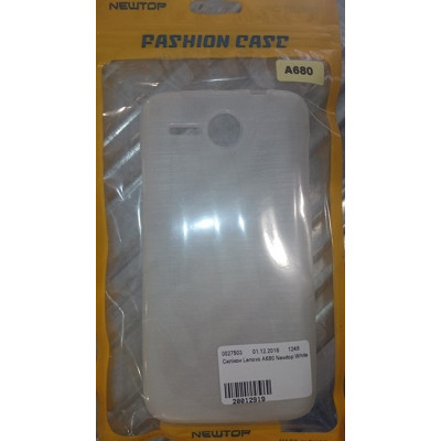Силікон Lenovo A680 Newtop White