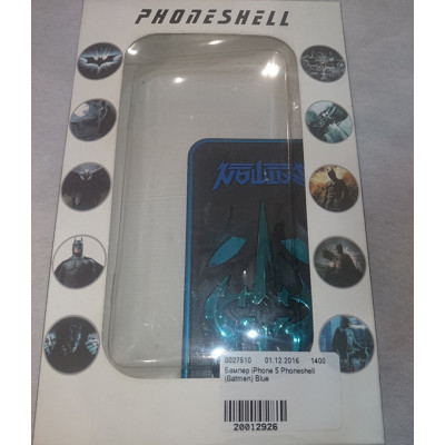 Бампер iPhone 5 Phoneshell (Batmen) Blue