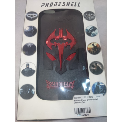 Бампер iPhone 6+ Phoneshell (Batmen) Red