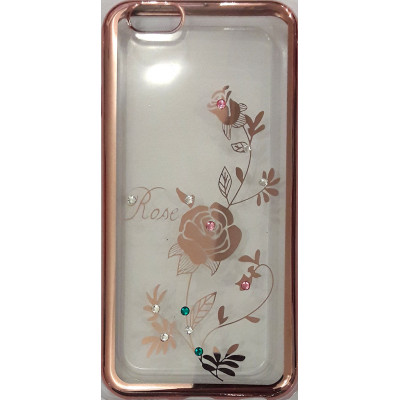Силікон Стрази Samsung G935 S7 Edge Beckberg Rose