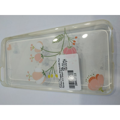 Силікон Стрази iPhone 6/6S Plus Remax Anti Shock Pink