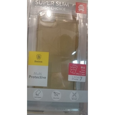 Силікон iPhone 7 Baseus Gold