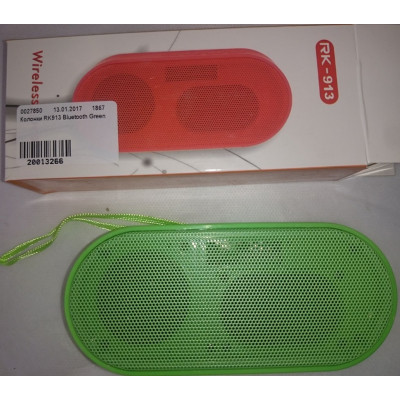 Колонки RK913 Bluetooth Green
