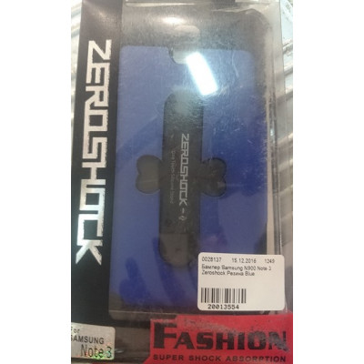 Бампер Samsung N900 Note 3 Zeroshock Резина Blue