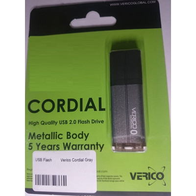 USB Flash 16Gb Verico Cordial Gray(MFGYG3-NN)