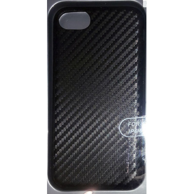 Бампер iPhone 6/6S/7 Wuw Carbon Black v2