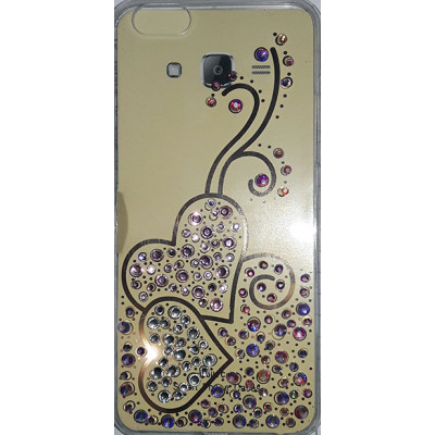 Силікон Стрази iPhone 5 Younicou Hearts