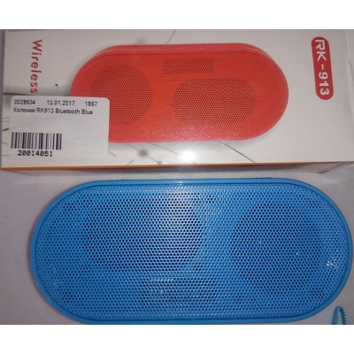Колонки RK913 Bluetooth Blue