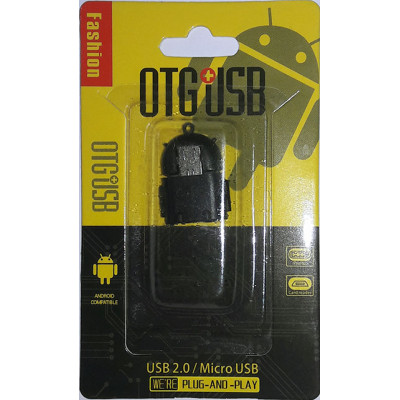 Адаптер OTG microUSB-USB Android Black