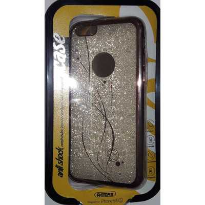 Силікон Стрази iPhone 6/6S Remax Anti Shock Gold Shade