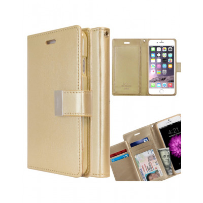 Кн Бокова iPhone 6 Goospery Rich Diary Gold