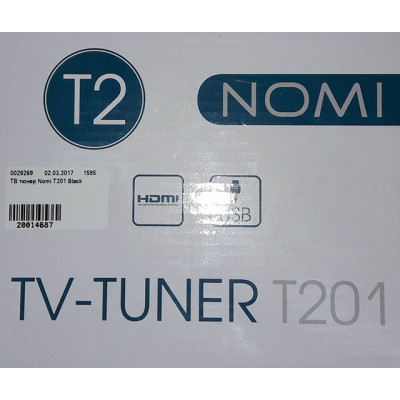 ТВ тюнер Nomi T201 Black