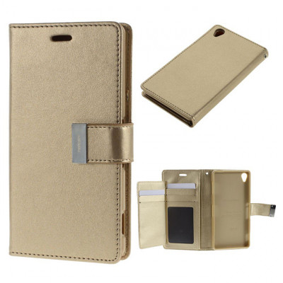 Кн Бокова Samsung A510 A5 (2016) Goospery Rich Diary Gold