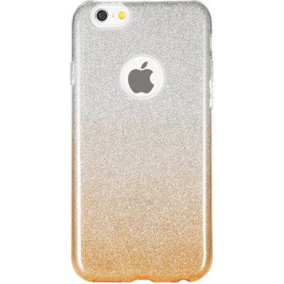 Силікон iPhone 6 Remax Pudding Glitter Gold