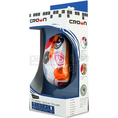 Мишка Crown CMM-926W *Круги*