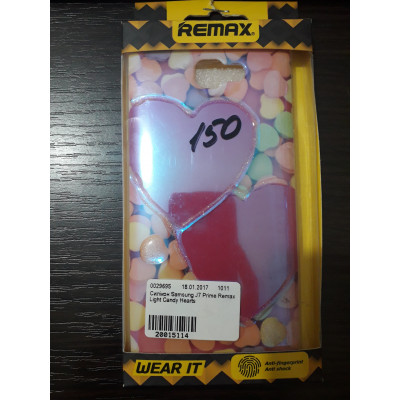 Силікон Samsung J7 Prime Remax Light Candy Hearts