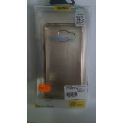 Силікон Samsung A310 A3 (2016) Remax Wear Air Gold