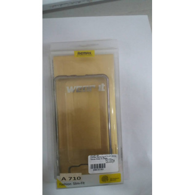 Силікон Samsung A710 A7 (2016) Remax Wear Air Black