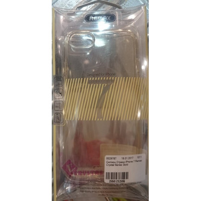 Силікон Стрази iPhone 7 Remax Crystal Series Gold