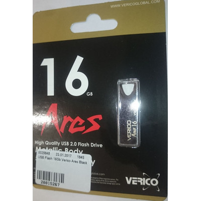 USB Flash 16Gb Verico Ares Black
