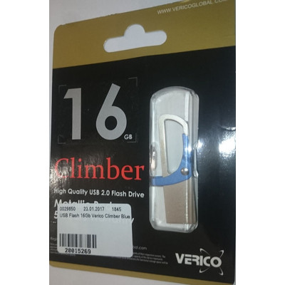 USB Flash 16Gb Verico Climber Blue