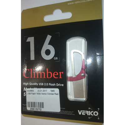 USB Flash 16Gb Verico Climber Red