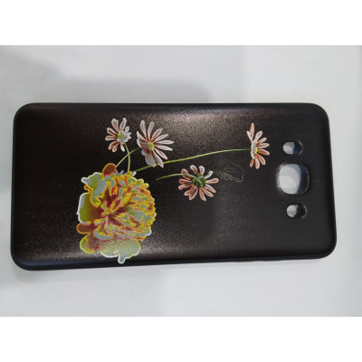 Силікон Samsung J710 J7 (2016) Flora Black