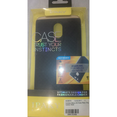 Бампер Meizu M3 Note iPaky Orig Carbon Gold