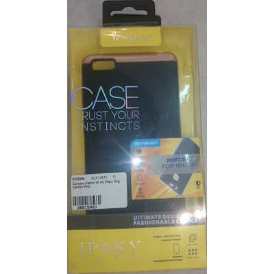 Бампер Xiaomi Mi 4C iPaky Orig Carbon Pink