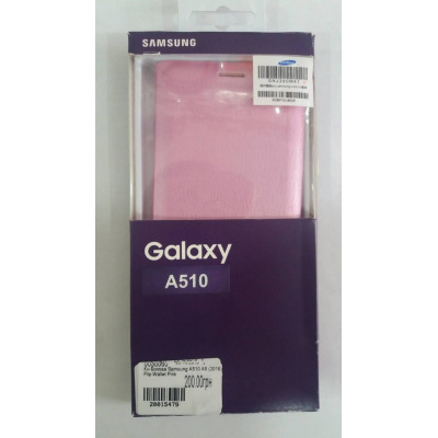Кн Бокова Samsung A510 A5 (2016) Flip Wallet Pink