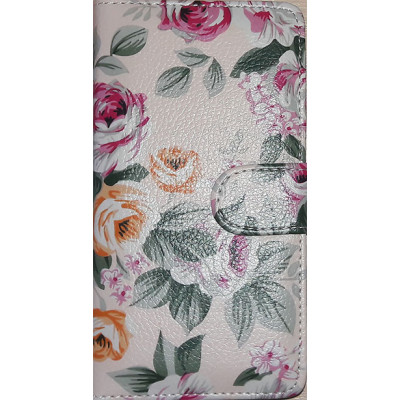 Кн Бокова Lenovo A5000 Квітки бежевий