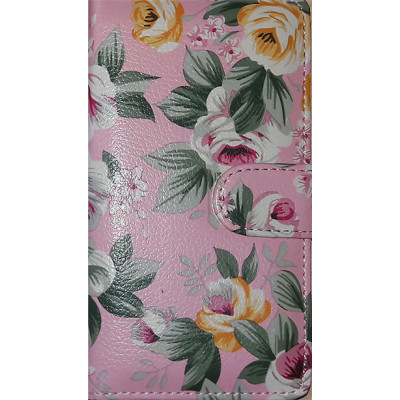 Кн Бокова Samsung A500 A5 Квіти Pink