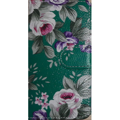 Кн Бокова Samsung A300 A3 Квіти Green