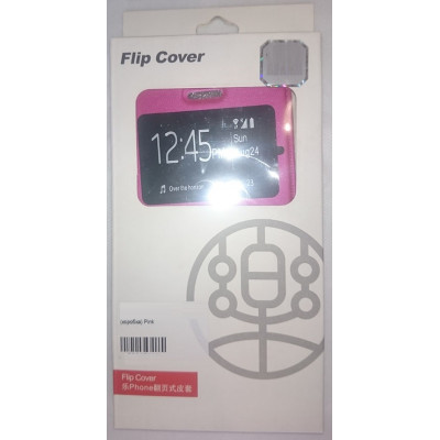 Кн Бокова Lenovo A5000 з віконцем (коробка) Pink