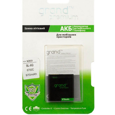 АКБ Nokia BL-6Q Grand Premium
